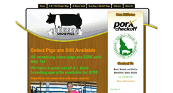 Desktop Screenshot of johnsonshowpigs.com